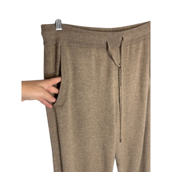 Gobi 100% Cashmere Straight Leg Neutral Lounge Pants-sz 2XL - Picture 5 of 12